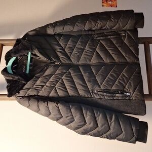 nautica women's coat black size xxl